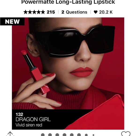 NARS Power matte lipstick in Dragon Girl NWT - Picture 6 of 6